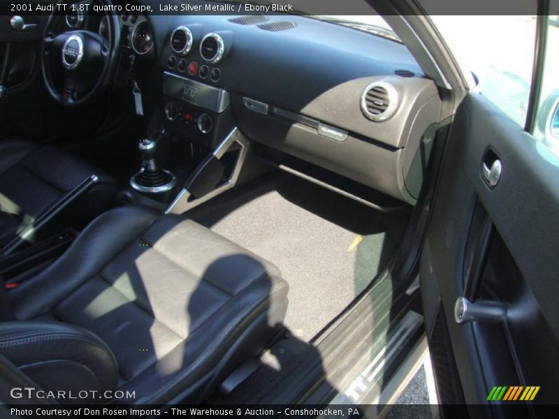 Lake Silver Metallic / Ebony Black 2001 Audi TT 1.8T quattro Coupe