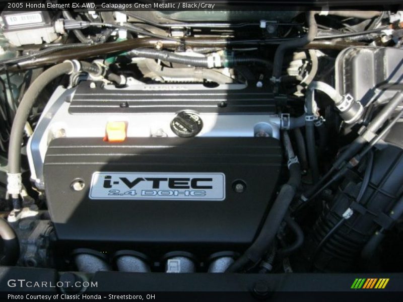 Galapagos Green Metallic / Black/Gray 2005 Honda Element EX AWD