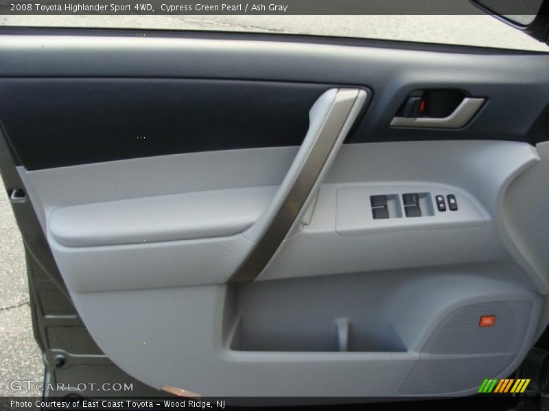 Cypress Green Pearl / Ash Gray 2008 Toyota Highlander Sport 4WD