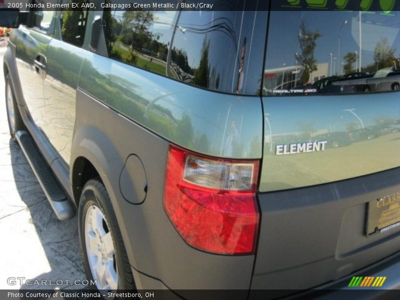 Galapagos Green Metallic / Black/Gray 2005 Honda Element EX AWD