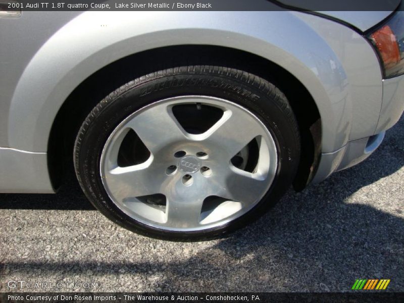 Lake Silver Metallic / Ebony Black 2001 Audi TT 1.8T quattro Coupe