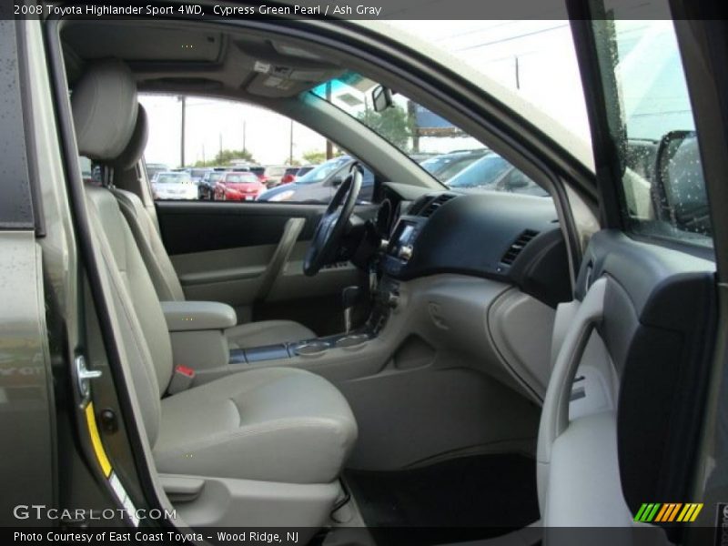 Cypress Green Pearl / Ash Gray 2008 Toyota Highlander Sport 4WD