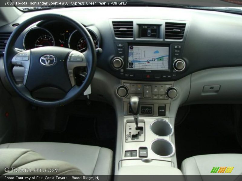 Cypress Green Pearl / Ash Gray 2008 Toyota Highlander Sport 4WD