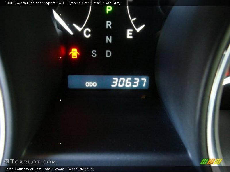 Cypress Green Pearl / Ash Gray 2008 Toyota Highlander Sport 4WD