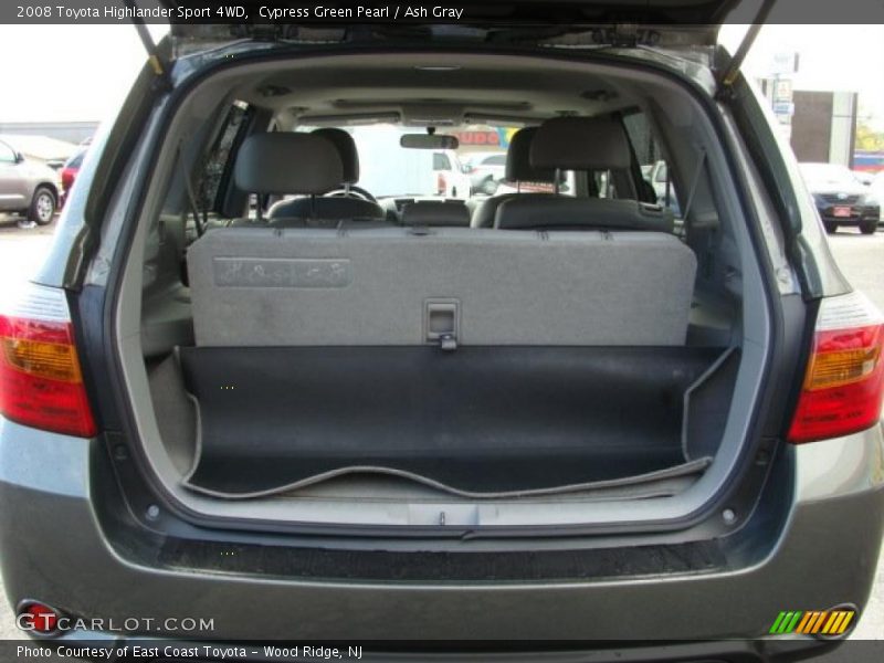 Cypress Green Pearl / Ash Gray 2008 Toyota Highlander Sport 4WD