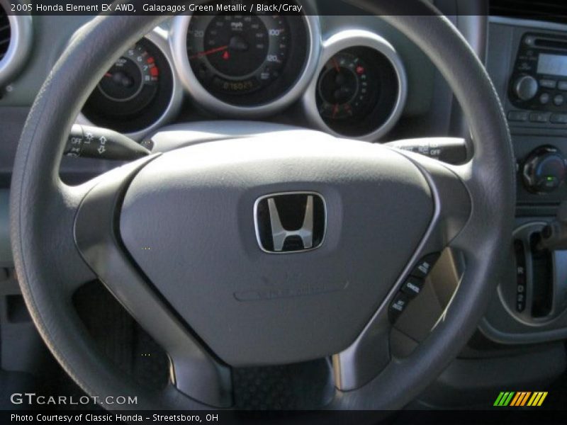 Galapagos Green Metallic / Black/Gray 2005 Honda Element EX AWD