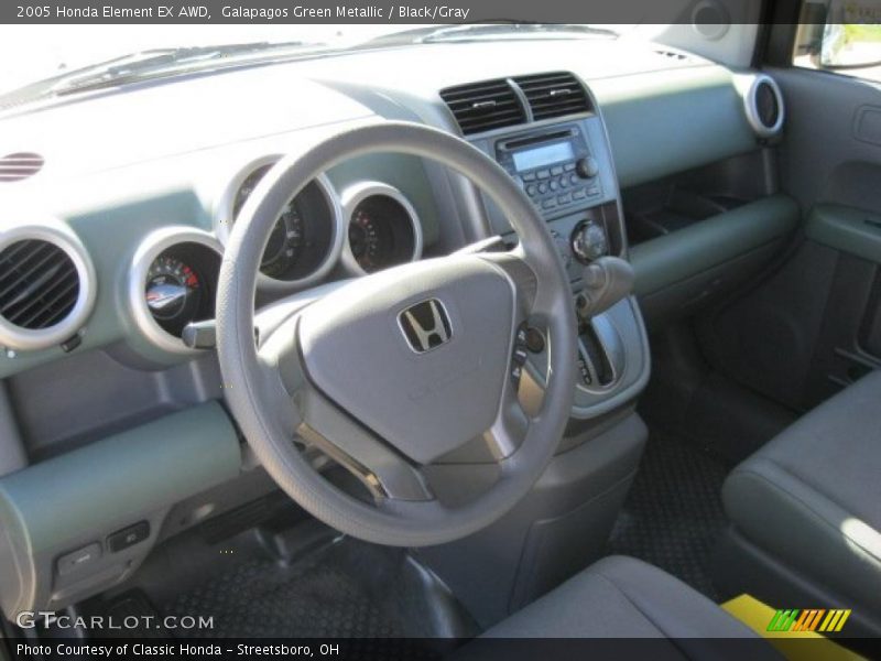 Galapagos Green Metallic / Black/Gray 2005 Honda Element EX AWD