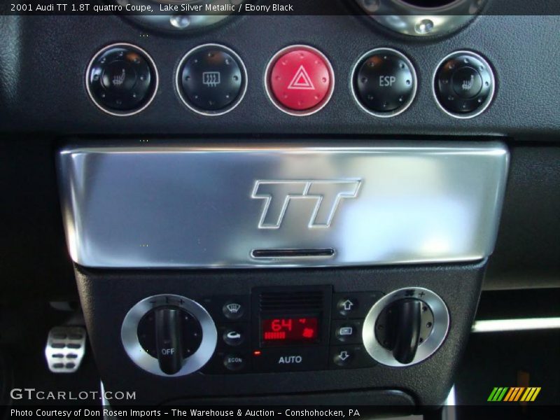 Lake Silver Metallic / Ebony Black 2001 Audi TT 1.8T quattro Coupe