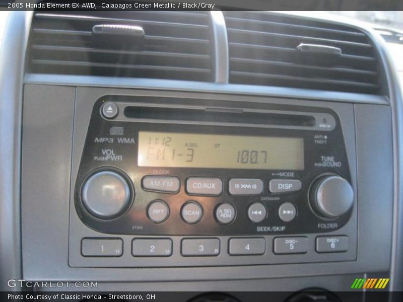 Galapagos Green Metallic / Black/Gray 2005 Honda Element EX AWD