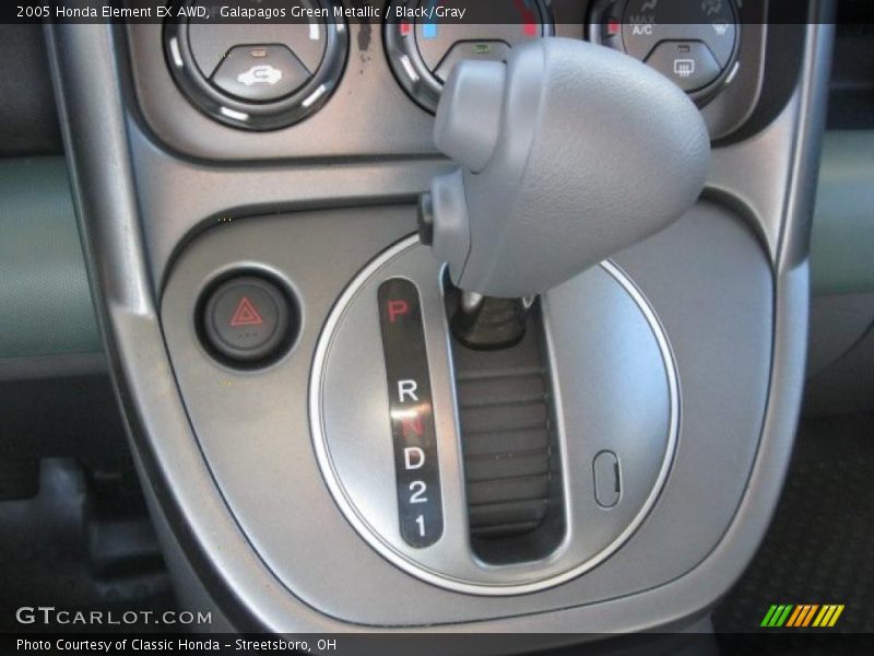 Galapagos Green Metallic / Black/Gray 2005 Honda Element EX AWD