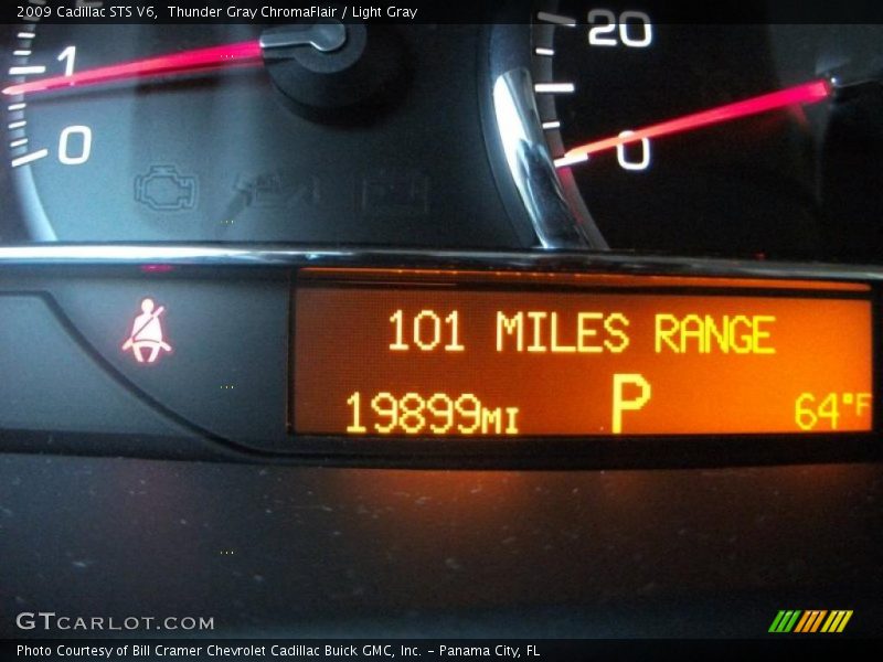 Thunder Gray ChromaFlair / Light Gray 2009 Cadillac STS V6