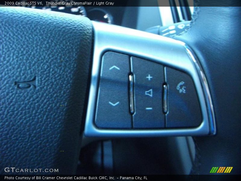 Thunder Gray ChromaFlair / Light Gray 2009 Cadillac STS V6