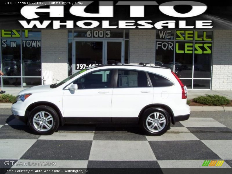 Taffeta White / Gray 2010 Honda CR-V EX-L
