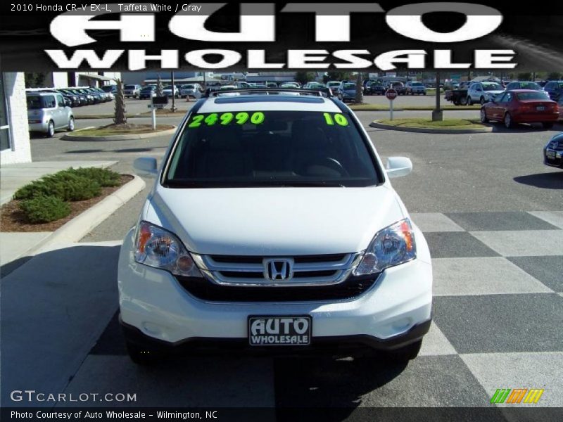 Taffeta White / Gray 2010 Honda CR-V EX-L