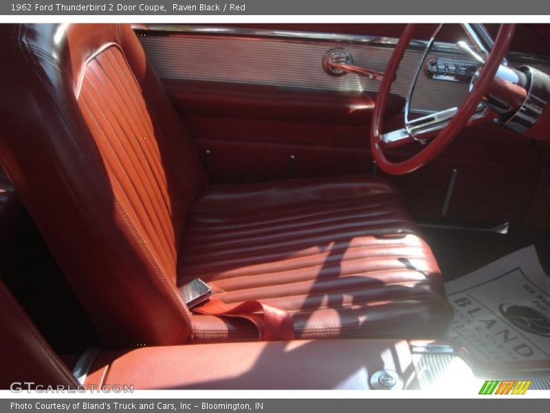 Raven Black / Red 1962 Ford Thunderbird 2 Door Coupe