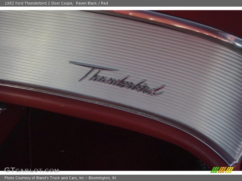 Raven Black / Red 1962 Ford Thunderbird 2 Door Coupe