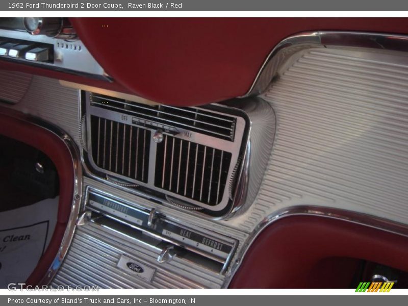 Raven Black / Red 1962 Ford Thunderbird 2 Door Coupe