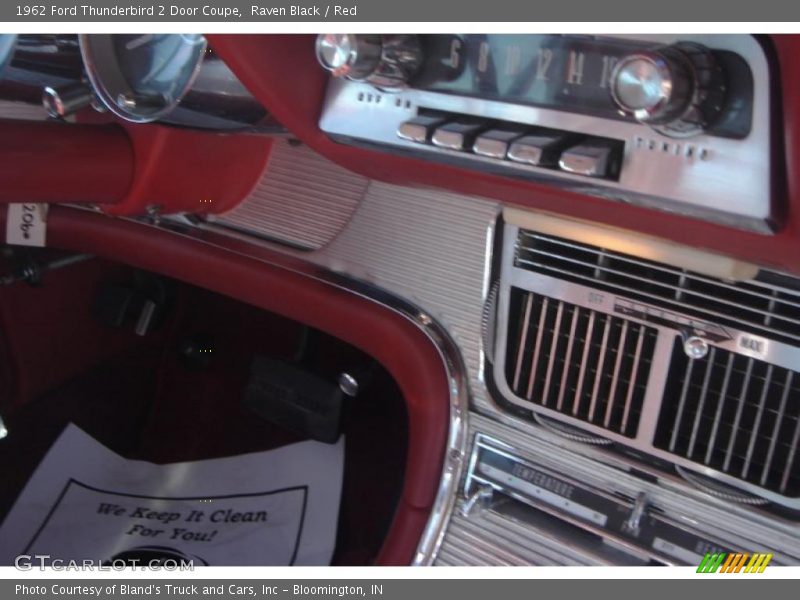 Raven Black / Red 1962 Ford Thunderbird 2 Door Coupe