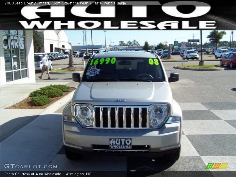 Light Graystone Pearl / Pastel Pebble Beige 2008 Jeep Liberty Limited