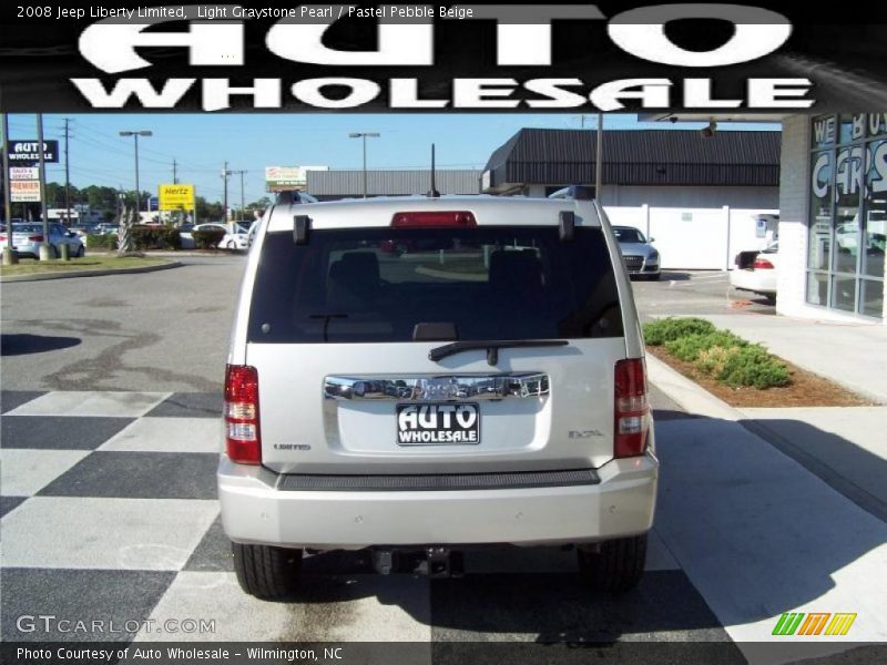 Light Graystone Pearl / Pastel Pebble Beige 2008 Jeep Liberty Limited