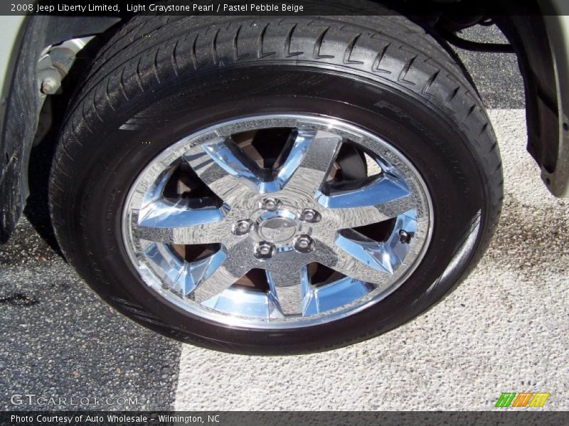 Light Graystone Pearl / Pastel Pebble Beige 2008 Jeep Liberty Limited