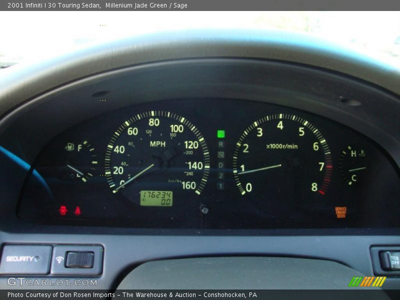 Millenium Jade Green / Sage 2001 Infiniti I 30 Touring Sedan