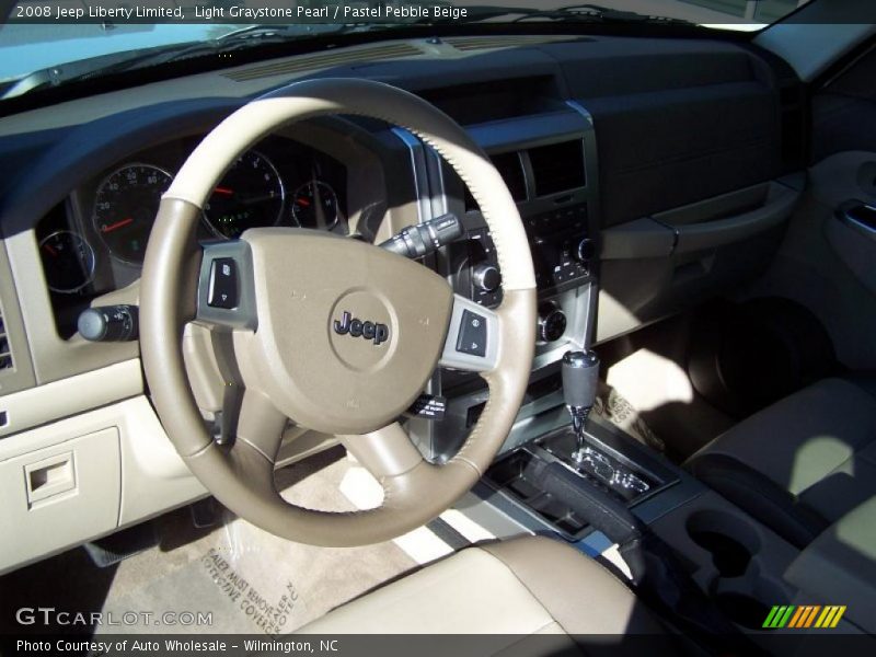 Light Graystone Pearl / Pastel Pebble Beige 2008 Jeep Liberty Limited