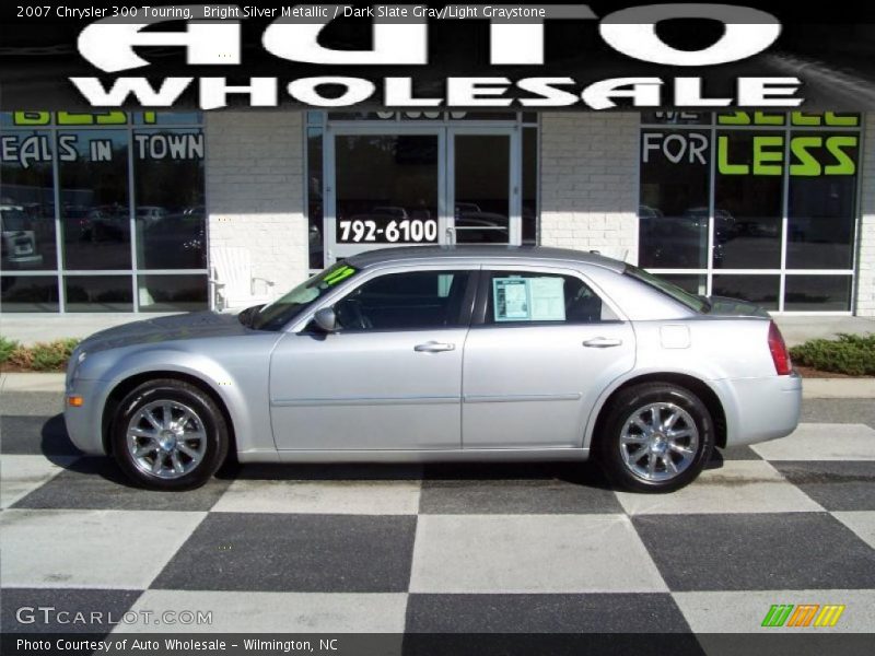 Bright Silver Metallic / Dark Slate Gray/Light Graystone 2007 Chrysler 300 Touring