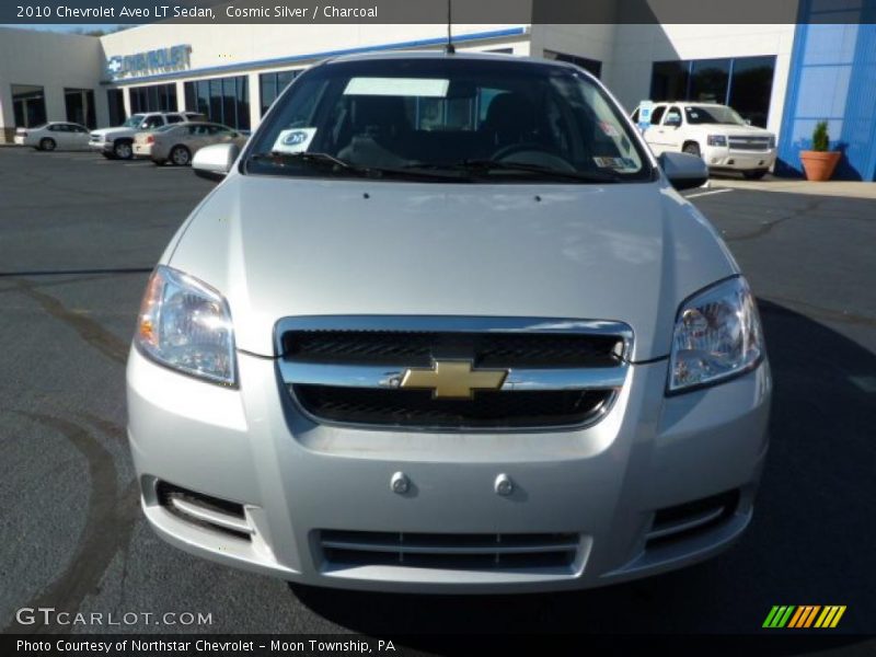 Cosmic Silver / Charcoal 2010 Chevrolet Aveo LT Sedan