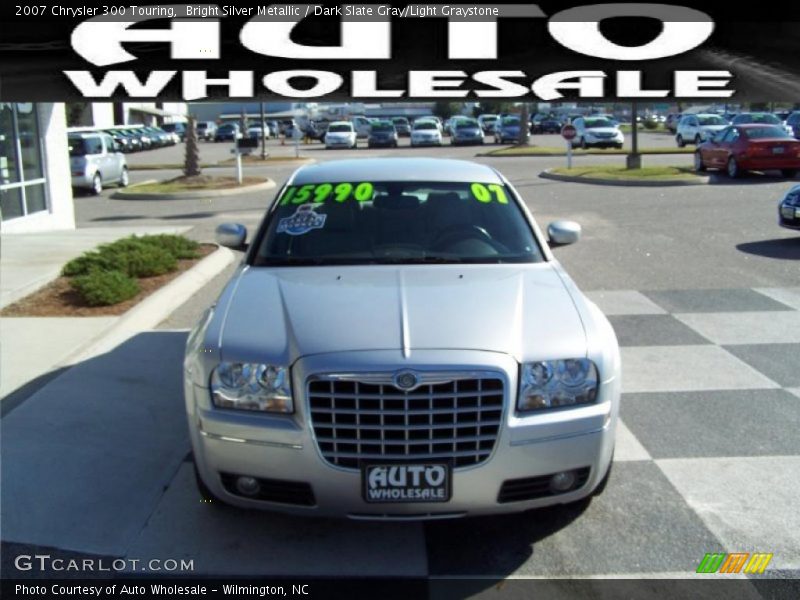 Bright Silver Metallic / Dark Slate Gray/Light Graystone 2007 Chrysler 300 Touring