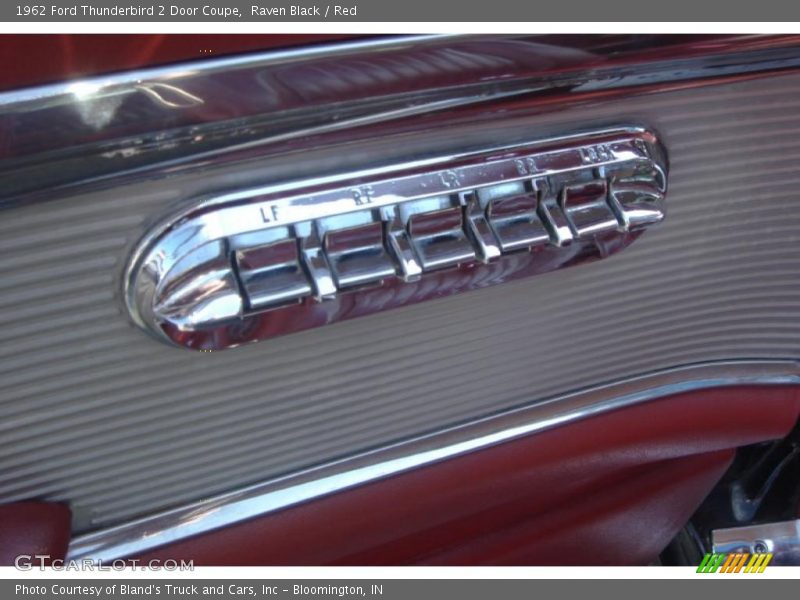 Raven Black / Red 1962 Ford Thunderbird 2 Door Coupe