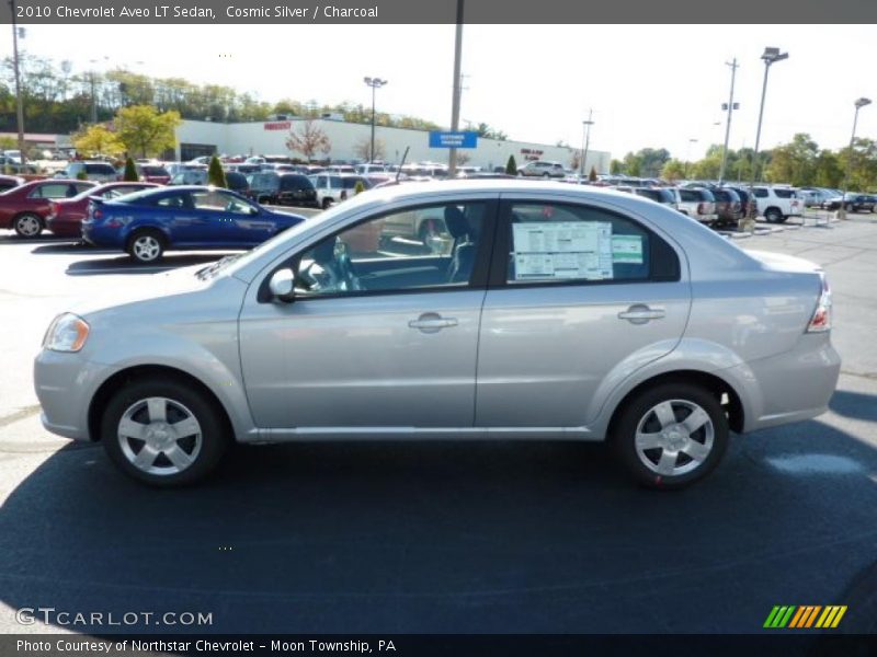 Cosmic Silver / Charcoal 2010 Chevrolet Aveo LT Sedan
