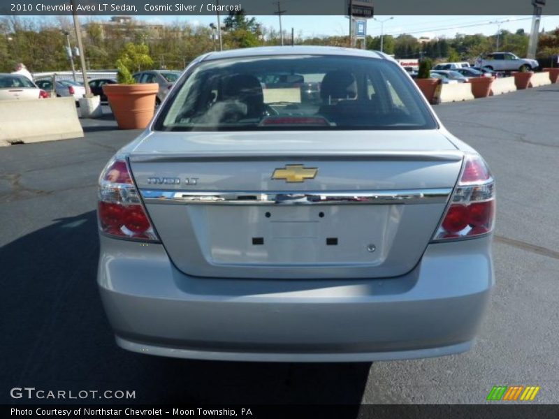 Cosmic Silver / Charcoal 2010 Chevrolet Aveo LT Sedan