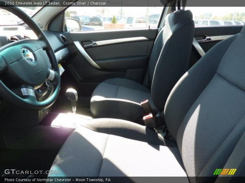 Cosmic Silver / Charcoal 2010 Chevrolet Aveo LT Sedan