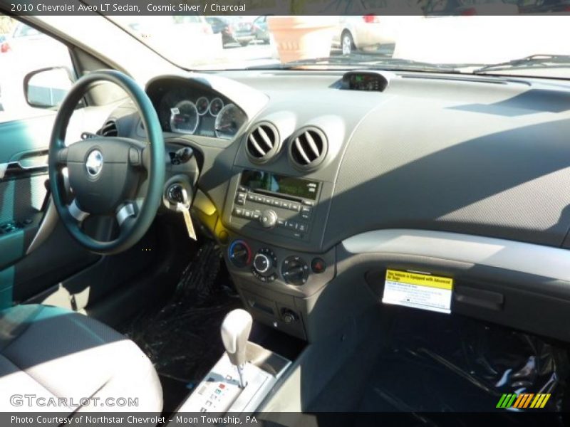 Cosmic Silver / Charcoal 2010 Chevrolet Aveo LT Sedan