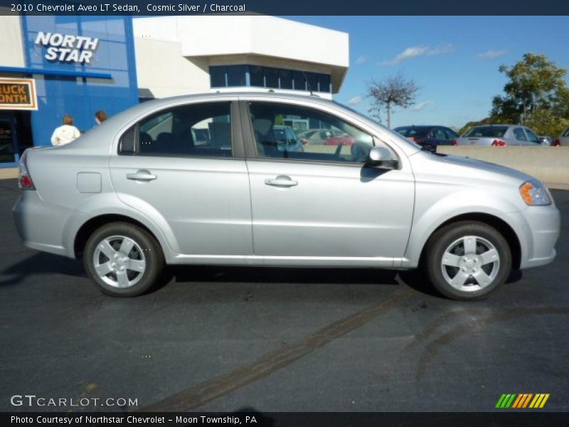 Cosmic Silver / Charcoal 2010 Chevrolet Aveo LT Sedan