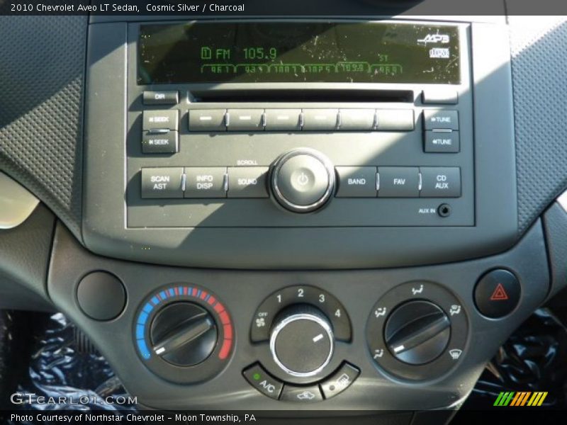 Cosmic Silver / Charcoal 2010 Chevrolet Aveo LT Sedan