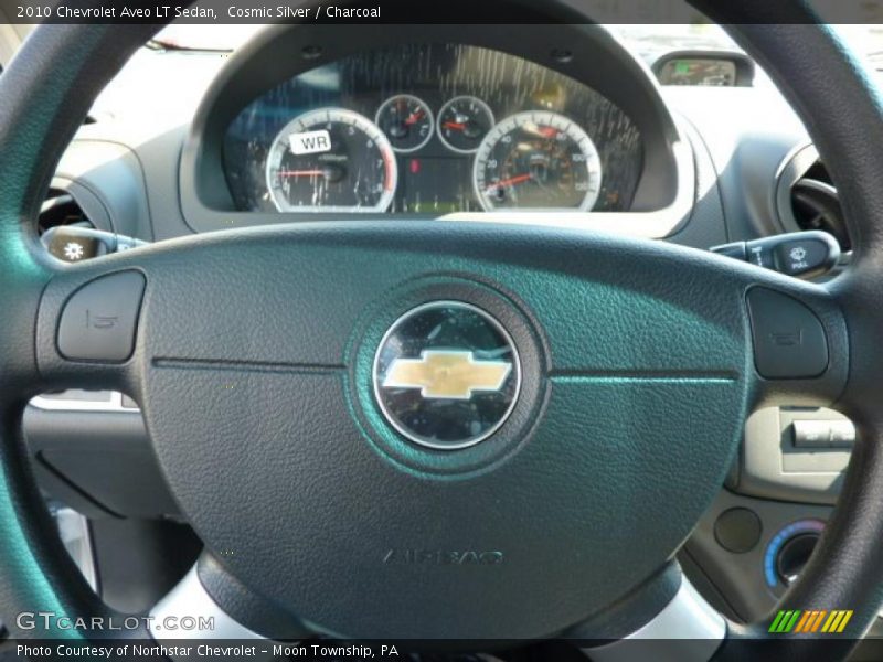 Cosmic Silver / Charcoal 2010 Chevrolet Aveo LT Sedan