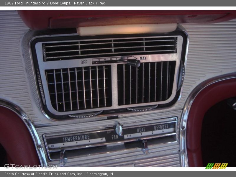 Raven Black / Red 1962 Ford Thunderbird 2 Door Coupe