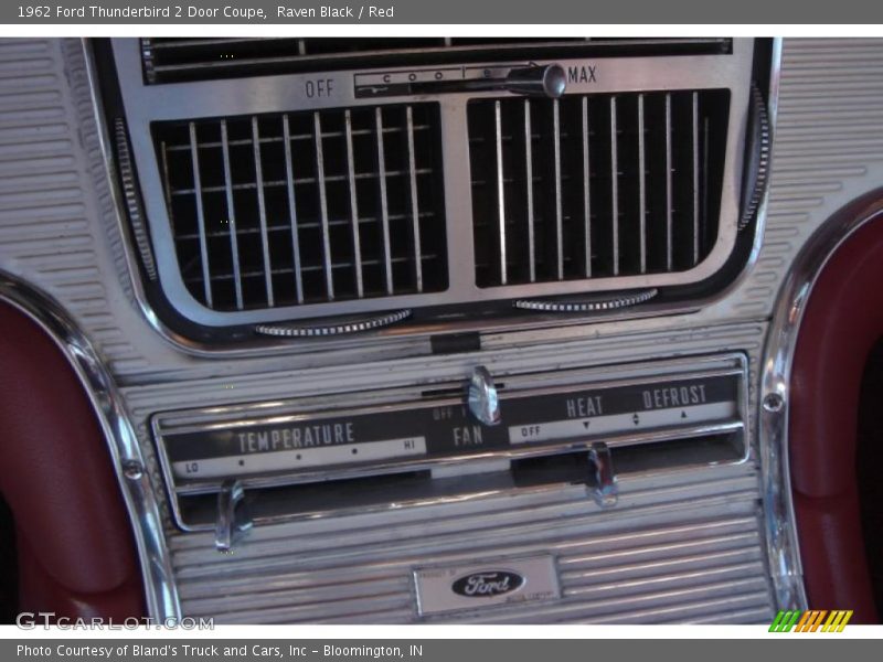 Raven Black / Red 1962 Ford Thunderbird 2 Door Coupe