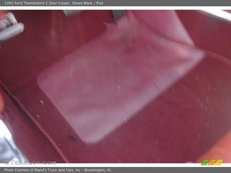 Raven Black / Red 1962 Ford Thunderbird 2 Door Coupe