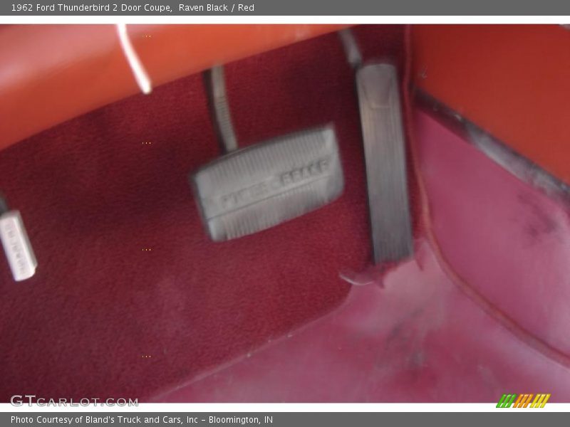 Raven Black / Red 1962 Ford Thunderbird 2 Door Coupe