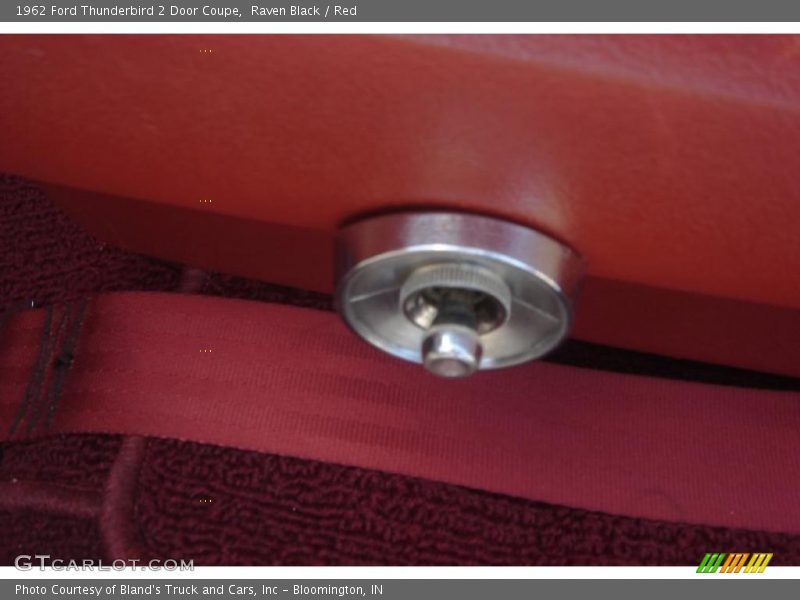 Raven Black / Red 1962 Ford Thunderbird 2 Door Coupe