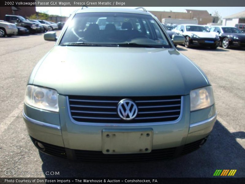 Fresco Green Metallic / Beige 2002 Volkswagen Passat GLX Wagon