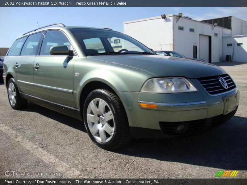Fresco Green Metallic / Beige 2002 Volkswagen Passat GLX Wagon