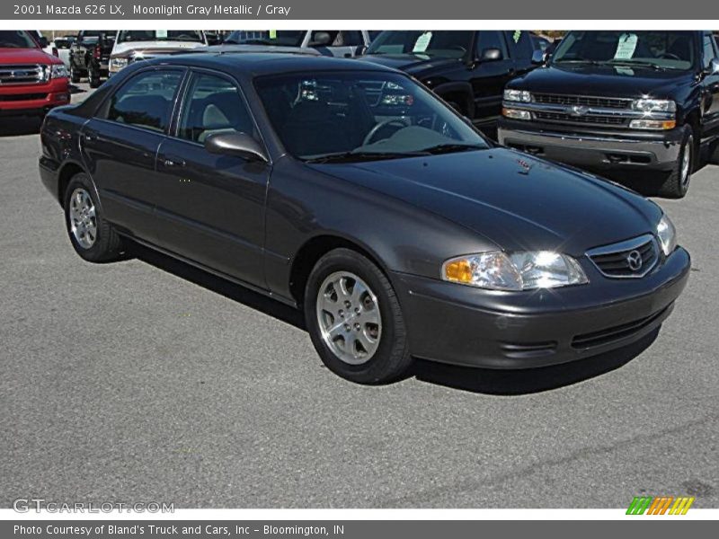 Moonlight Gray Metallic / Gray 2001 Mazda 626 LX