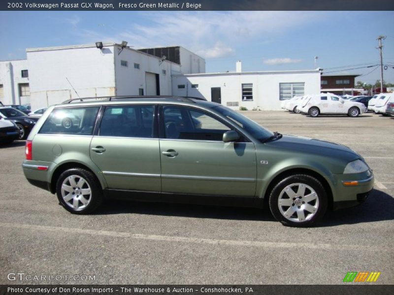 Fresco Green Metallic / Beige 2002 Volkswagen Passat GLX Wagon