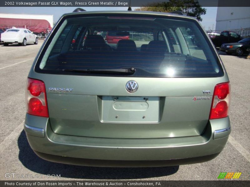 Fresco Green Metallic / Beige 2002 Volkswagen Passat GLX Wagon
