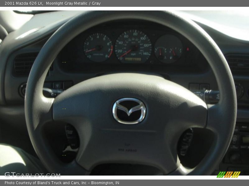 Moonlight Gray Metallic / Gray 2001 Mazda 626 LX