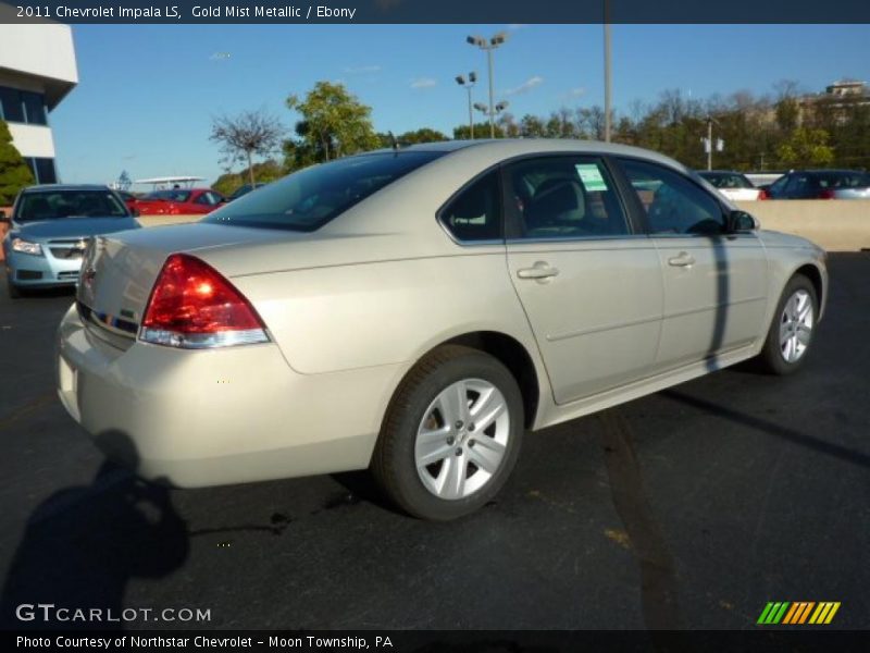 Gold Mist Metallic / Ebony 2011 Chevrolet Impala LS